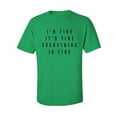 thumbnail image 1 of I'm Fine . . . Everything is Fine Adult Short Sleeve T-shirt, 1 of 4