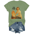 thumbnail image 1 of I'm Fine Shirt Unisex, 1 of 7
