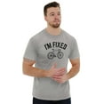 thumbnail image 1 of I'm Fixed Bike Gear Riding Cyclist Men's Graphic T Shirt Tees Brisco Brands L, 1 of 5