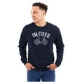 thumbnail image 1 of I'm Fixed Bike Gear Riding Cyclist Men's Long Sleeve Tee T Shirt Brisco Brands L, 1 of 6