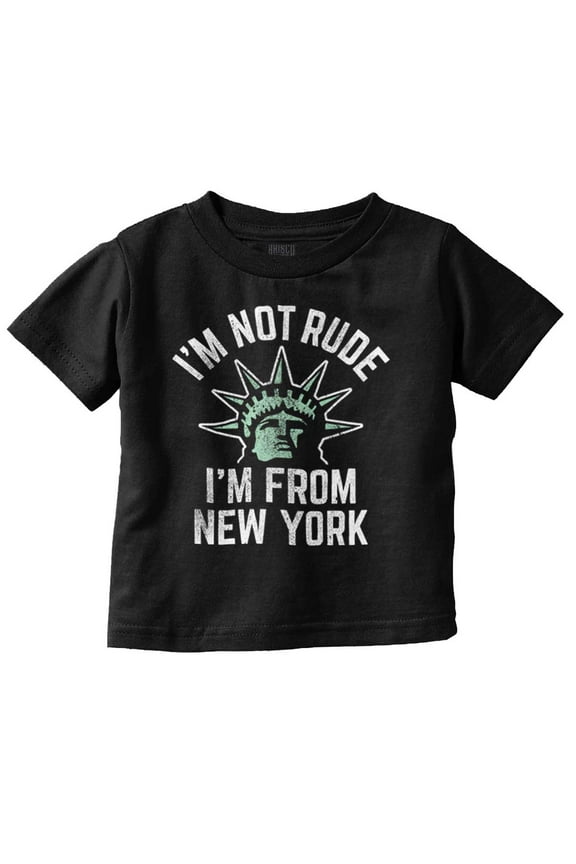 I'm From NY Proud NYC New Yorker Toddler Boy Girl T Shirt Infant Toddler Brisco Brands 5T