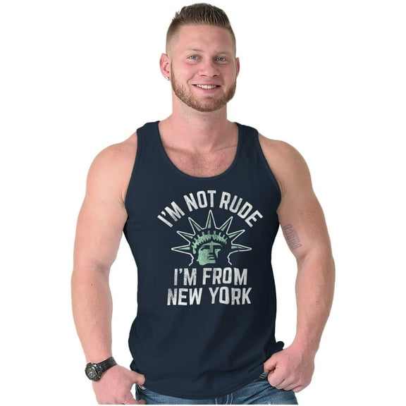 I'm From NY Proud NYC New Yorker Plus Size Graphic Tank Top Brisco Brands 3X
