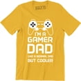 thumbnail image 1 of I'm Gamer Dad Like A Normal Dad But Cooler With Remote Image for Men T-Shirt, 1 of 4