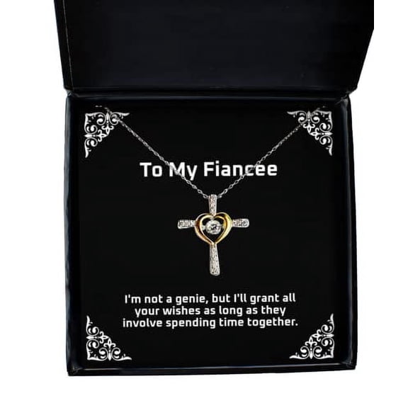 I'm not a Genie, but I'll Grant All Your Wishes as. Cross Dancing Necklace, Fiancee Present from, Inappropriate Jewelry, Hanukkah Gifts, Kwanzaa Gifts, New