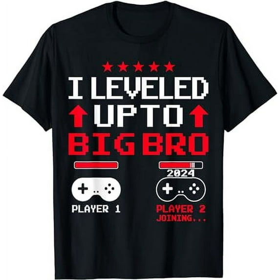 I'm Going To Be A Big Brother 2024 I Leveled Up To Big Bro T-Shirt