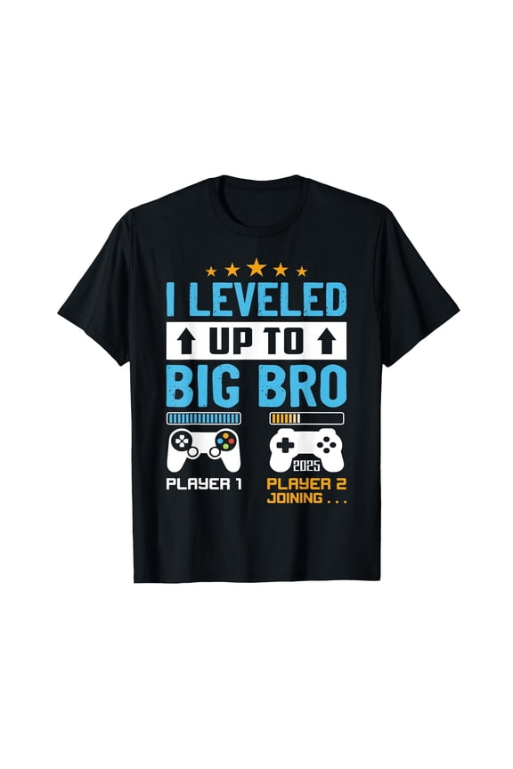 I'm Going To Be A Big Brother 2025 I Leveled Up To Big Bro T-Shirt