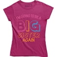 thumbnail image 1 of I'm Going To Be a Big Sister Again Birthday Gift Suprise T-Shirt, 1 of 4