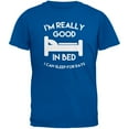 thumbnail image 1 of I'm Good In Bed Royal Blue Adult T-Shirt - X-Large, 1 of 1