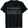 thumbnail image 1 of I'm Grandma's Favorite Funny for Grandkid T-Shirt, 1 of 3