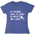 thumbnail image 1 of I'm Growing Tried Of Being My Wifes Arm Candy Sarcastic Humor Novelty Funny Women's Casual Tees, 1 of 3