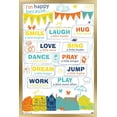 thumbnail image 1 of I'm Happy Wall Poster, 14.725" x 22.375", Framed, 1 of 5