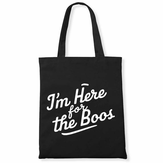I'm Here For The Boos Halloween Teacher Librarian Canvas Bag 2Pcs