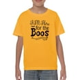 thumbnail image 1 of I'm Here For The Boos. T-Shirt Juniors -Image by Shutterstock,  Small, 1 of 4