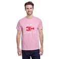 thumbnail image 1 of I'm His Lobster Funny Matching Couple Valentine's Day Unisex T-Shirt, for men & women, up to size 5XL, 1 of 3