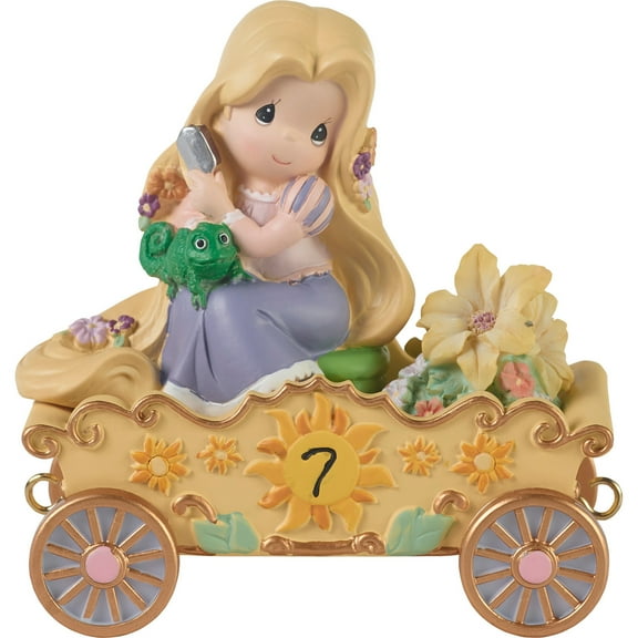 Precious Moments Disney Birthday Parade I'm In Heaven To Be Seven, Age 7, Figurine, 1 Each