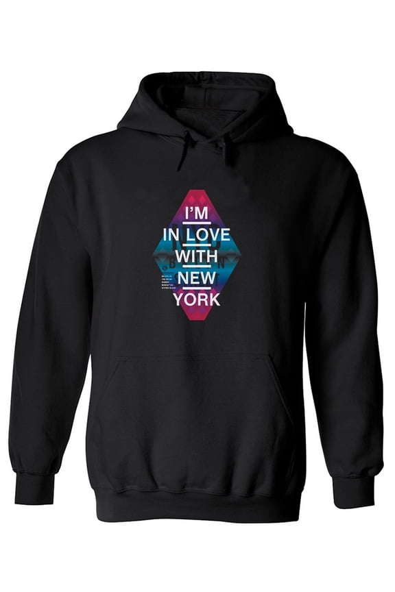 I'm In Love With New York Hoodie Men -Image by Shutterstock, Male Small