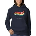 thumbnail image 1 of I'm Influencer Banner Hoodie Women -Image by Shutterstock, Female x-Large, 1 of 4