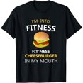 thumbnail image 1 of I'm Into Fitness Fit'ness Cheeseburger in My Mouth T-Shirt, 1 of 4