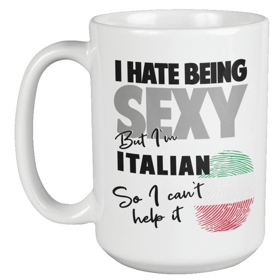 I'm Italian. So I Can't Help It. Coffee & Tea Gift Mug (15oz)