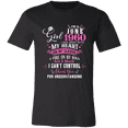 thumbnail image 1 of I'm June Girl 1960 Birthday 66Th Bday Decorations 66 Years Old Women T-Shirt, 1 of 3