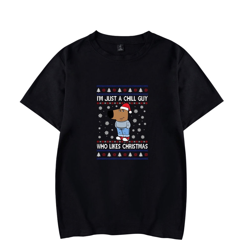 I'm Just A Chill Guy Christmas Day Merch T-Shirt Women/Men Unisex ...