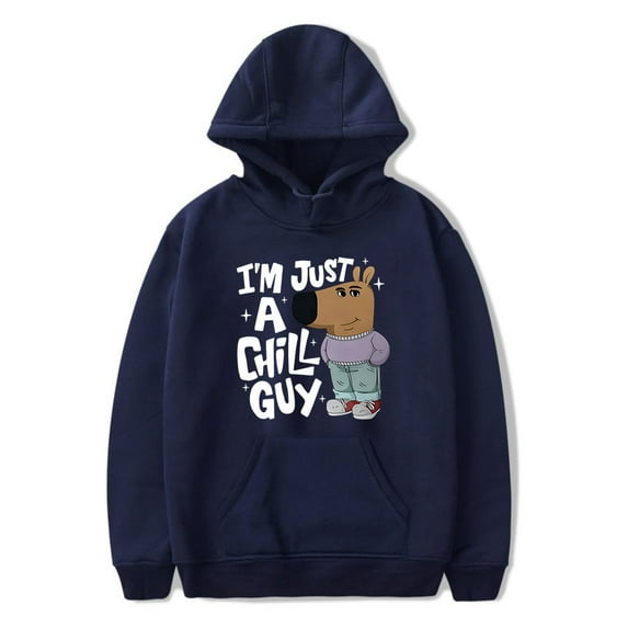 I'm Just A Chill Guy Hoodies Merch Men/Women Unisex Winter Long Sleeve Sweatshirt Hooded Fashion Streetwear Top
