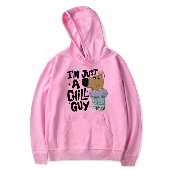 I'm Just A Chill Guy Hoodies Merch Men/Women Unisex Winter Long Sleeve Sweatshirt Hooded Fashion Streetwear Top