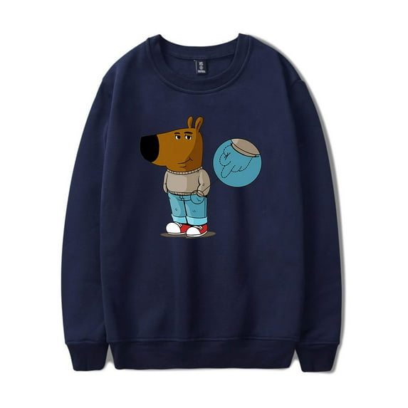 I'm Just A Chill Guy Merch Long Sleeve Crewneck Sweatshirt For Men/Women Unsiex Fashion Cosplay Streetwear