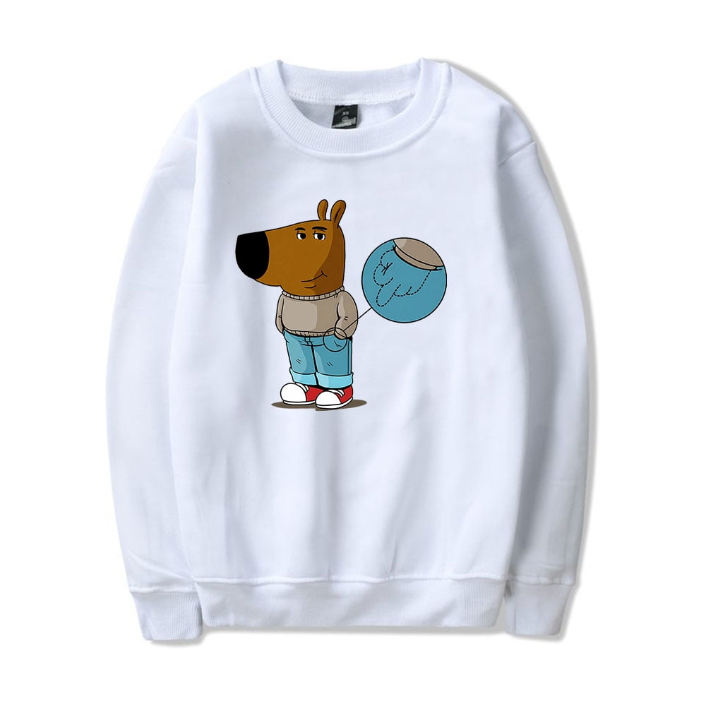 I'm Just A Chill Guy Merch Long Sleeve Crewneck Sweatshirt For Men ...