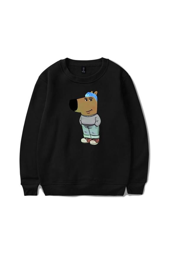 I'm Just A Chill Guy Merch Long Sleeve Crewneck Sweatshirt For Men/Women Unsiex Fashion Streetwear