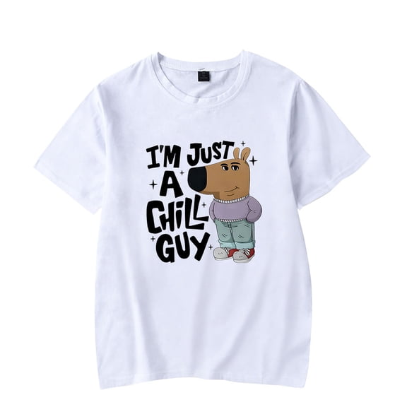I'm Just A Chill Guy T-Shirt Merch For Women/Men Unisex Summer Short Sleeve Tshirt Tee Fashion Cosplay Streetwear