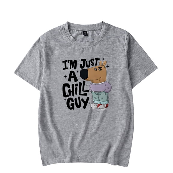 I'm Just A Chill Guy T-Shirt Merch For Women/Men Unisex Summer Short Sleeve Tshirt Tee Fashion Cosplay Streetwear
