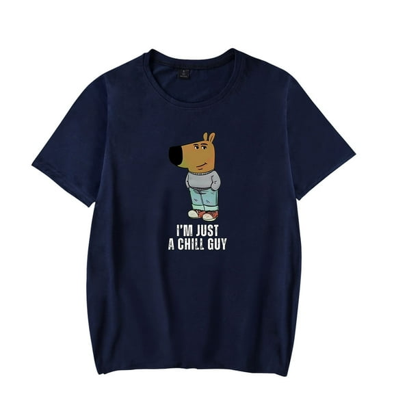 I'm Just A Chill Guy T-Shirt Merch Women/Men Unisex Summer Short Sleeve Tshirt Tee Fashion Streetwear