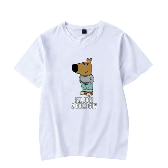 I'm Just A Chill Guy T-Shirt Merch Women/Men Unisex Summer Short Sleeve Tshirt Tee Fashion Streetwear