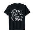 thumbnail image 1 of I'm Just Here For The Band Marching Halftime Show Football T-Shirt, 1 of 5