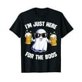thumbnail image 1 of I'm Just Here For The Boos Funny Halloween Ghost Men Women T-Shirt, 1 of 5
