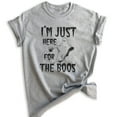 thumbnail image 1 of I'm Just Here For The Boos Shirt, Unisex Women's Men's Shirt, Funny Horror T-shirt, Ghost Shirt, Heather Gray, X-Large, 1 of 6