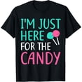 thumbnail image 1 of I'm Just Here For The Candy T-Shirt Halloween Shirt T-Shirt, 1 of 5