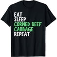 thumbnail image 1 of I'm Just Here For The Corned Beef Cabbage St Patrick's Day T-Shirt, 1 of 3