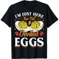 thumbnail image 1 of I'm Just Here For The Deviled Eggs Thanksgiving Clothing Gifts DAIMMER T-Shirt, 1 of 4