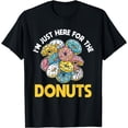 thumbnail image 1 of I'm Just Here For The Donuts National Doughnut Day T-Shirt, 1 of 4