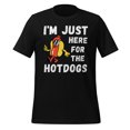 thumbnail image 1 of I'm Just Here For The Hot Dogs Shirt Foodie Shirt Hotdogs Funny Hotdog T-Shirt Funny Hot Dog Lover Shirt Hot Dog Apparel (Black, S), 1 of 1