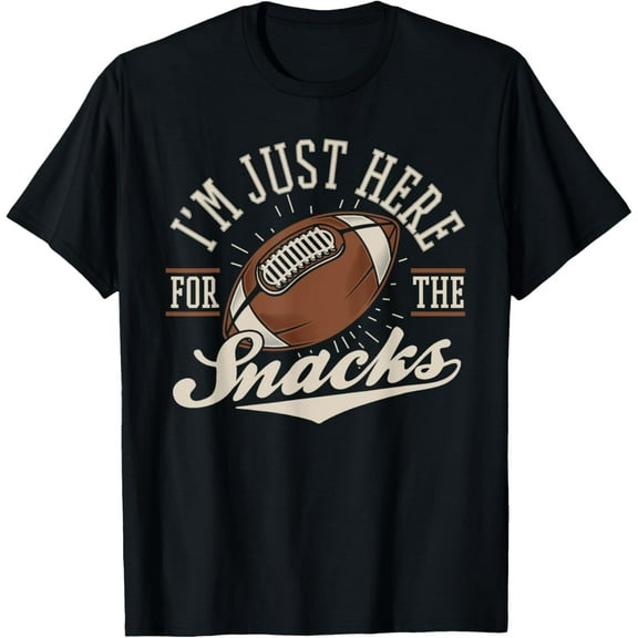 I'm Just Here For The Snacks Funny Fantasy Football League T-Shirt