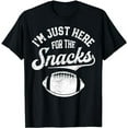 thumbnail image 1 of I'm Just Here For The Snacks Funny Fantasy Football League T-Shirt, 1 of 5