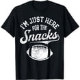 thumbnail image 1 of I'm Just Here For The Snacks Funny Fantasy Football League T-Shirt, 1 of 5