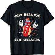 I'm Just Here For The Wieners Funny Fourth of July T-Shirt