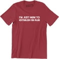 thumbnail image 1 of I'm Just Here To Establish An Alibi Funny Husband Party Gift Tee Shirt, 1 of 4