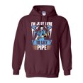 thumbnail image 1 of I'm Just Here To Lay Pipe Plumber Funny DT Sweatshirt Hoodie, 1 of 2