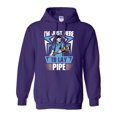 thumbnail image 1 of I'm Just Here To Lay Pipe Plumber Funny DT Sweatshirt Hoodie, 1 of 2