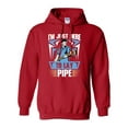 thumbnail image 1 of I'm Just Here To Lay Pipe Plumber Funny DT Sweatshirt Hoodie, 1 of 2